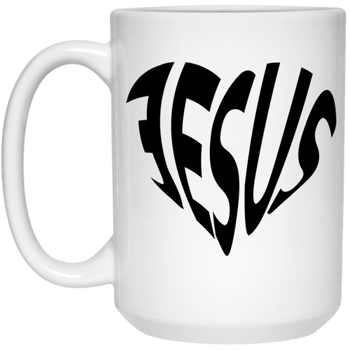 Jesus 15 oz. White Mug