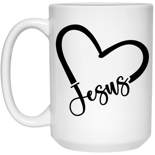 Jesus 15 oz. White Mug